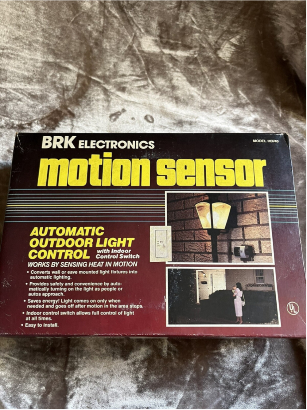 BRK Electronics HB740 Motion Sensor Automatic OUTDOOR Light Control NEW IN BOX